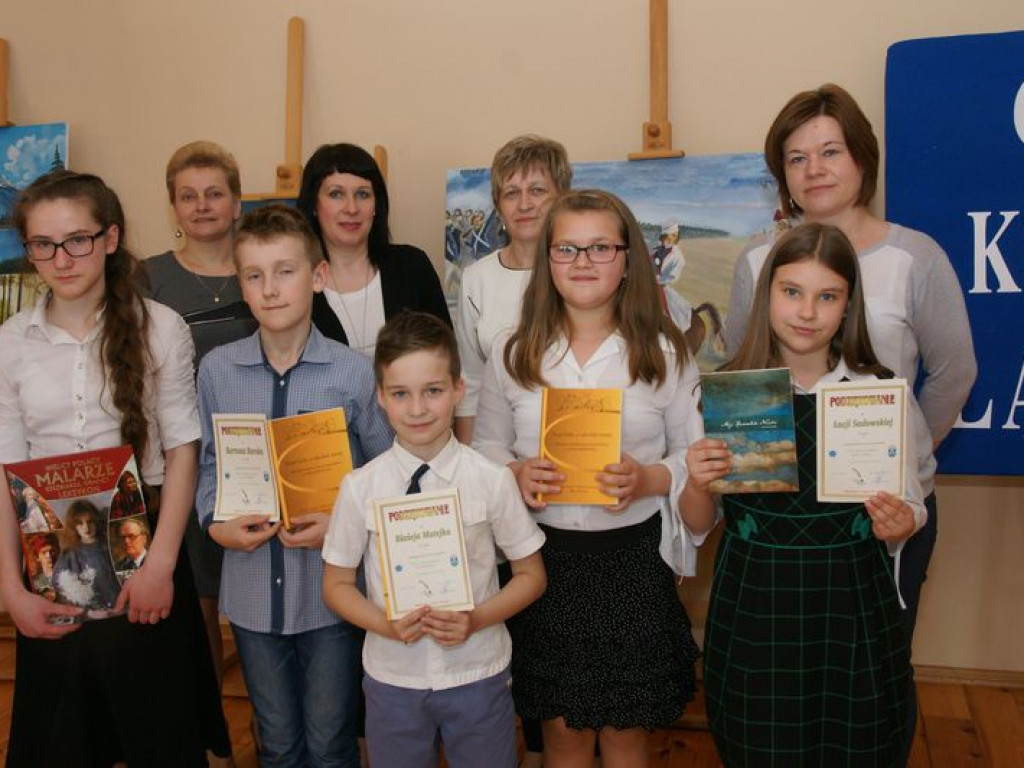 Laureaci Eliminacji Gminnych XXXV  Małego Konkursu Recytatorskiego