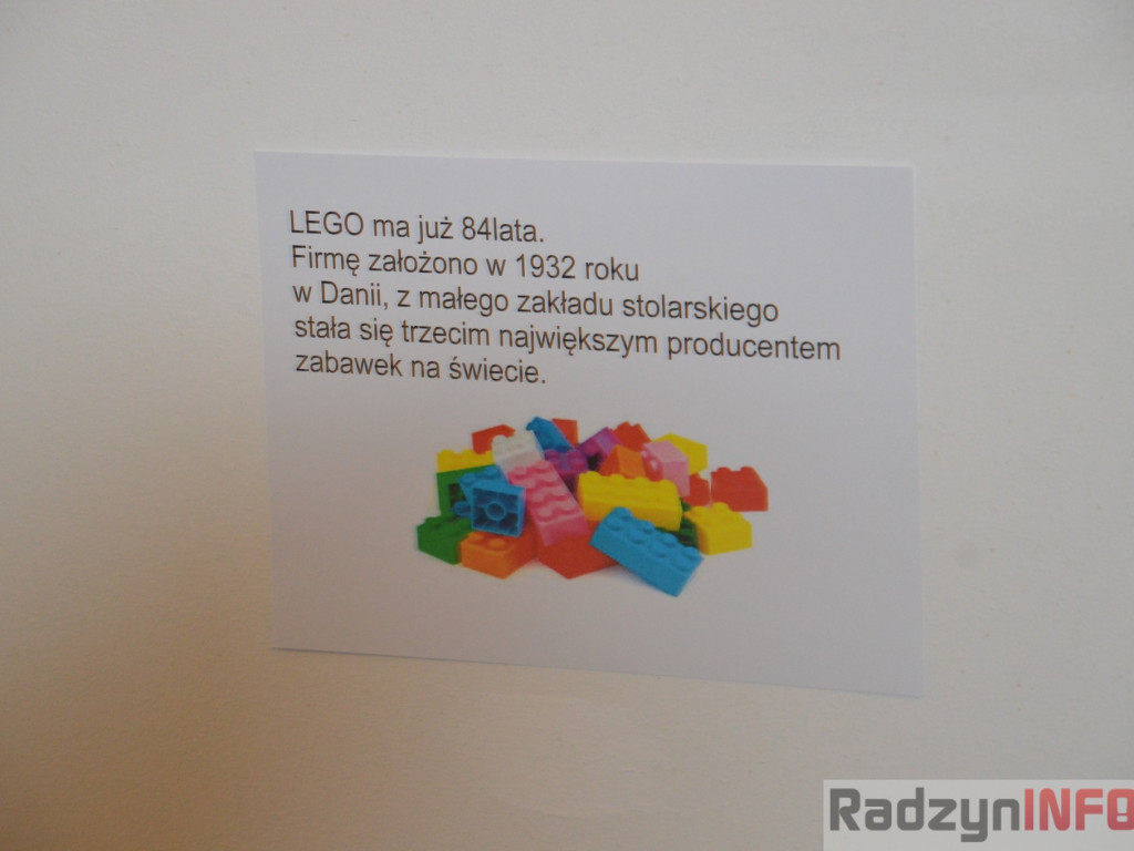 Wystawa  klocków Lego 5-letniego Mikołaja Ochnio