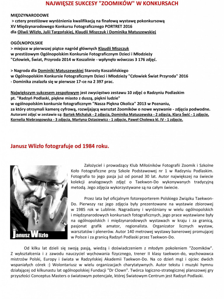 Nie lubię drogi na skróty - wywiad z Januszem Wlizło