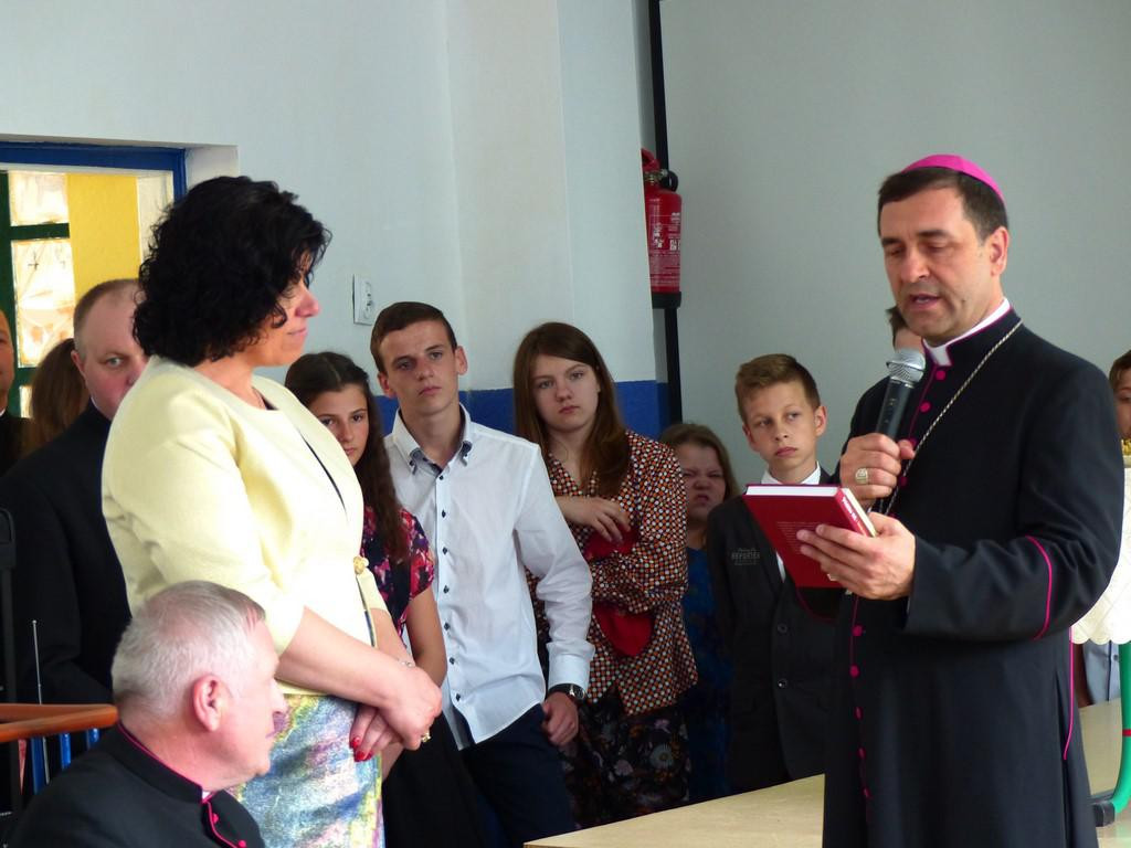 Dzień Patrona, ks. Lucjana Niedzielaka w Zespole Oświatowym w Polskowoli