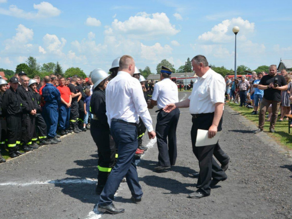 Zmagania strażaków z OSP
