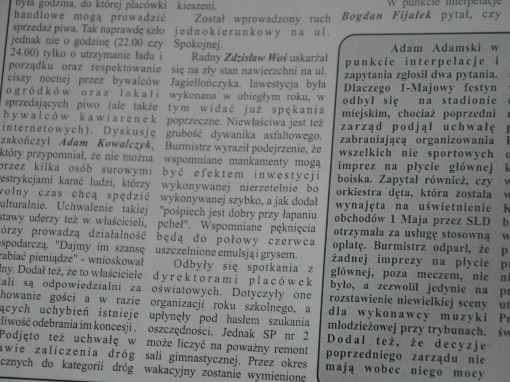 Radzyń 2003 na łamach 