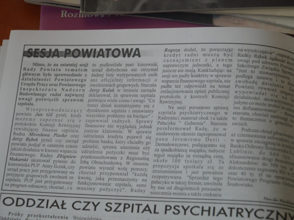 Radzyń 2003 na łamach 