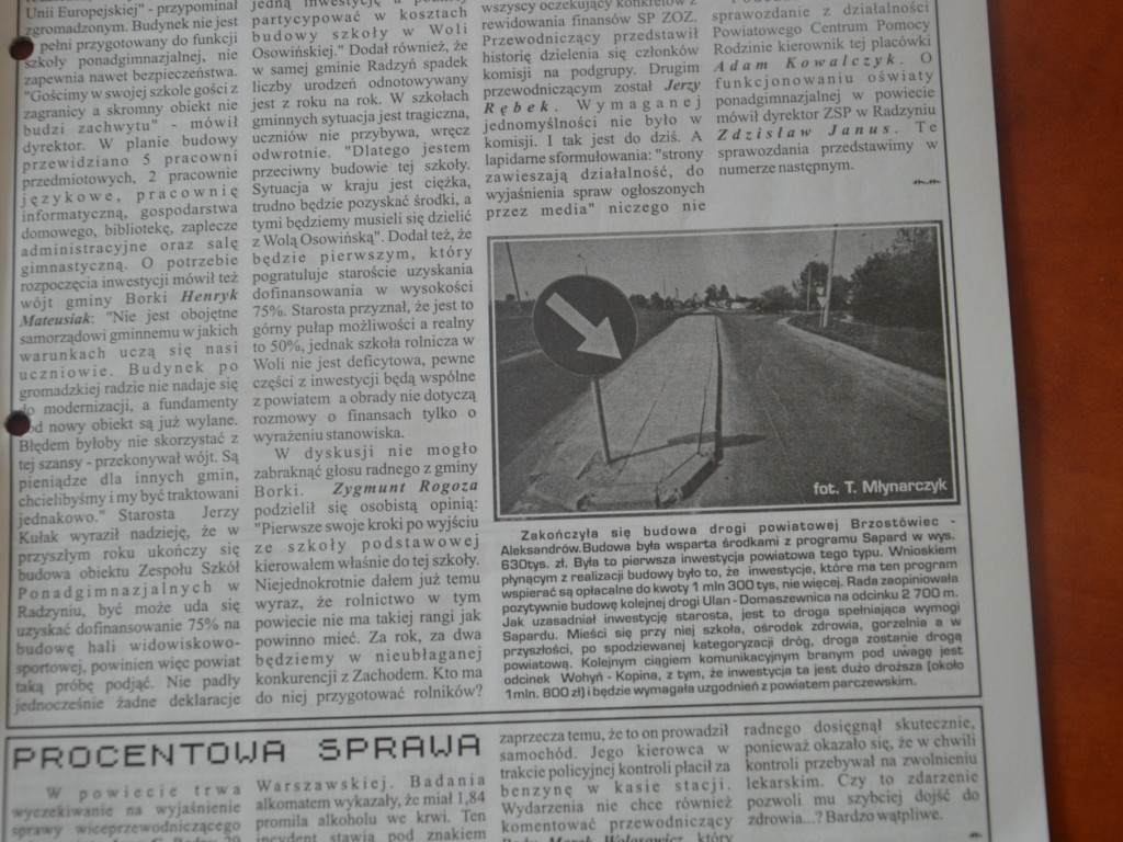 Radzyń 2003 na łamach 