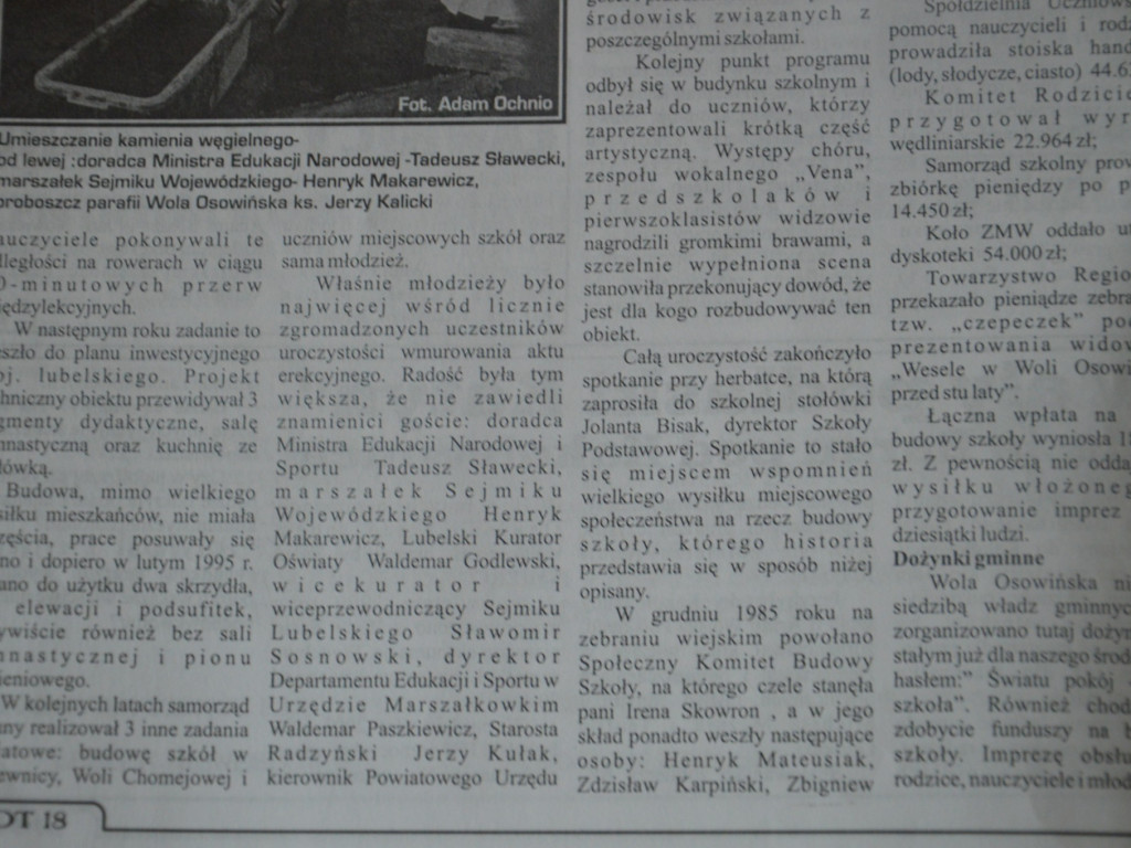 Radzyń 2003 na łamach 