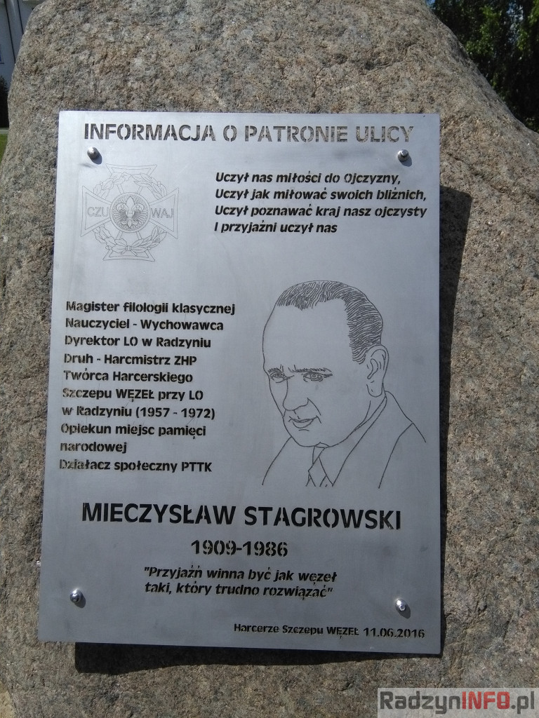 Odsłonięto tablicę Mieczysława Stagrowskiego