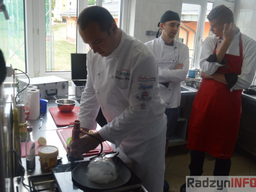 Kucharze z ZSP szkolili się pod okiem mistrza