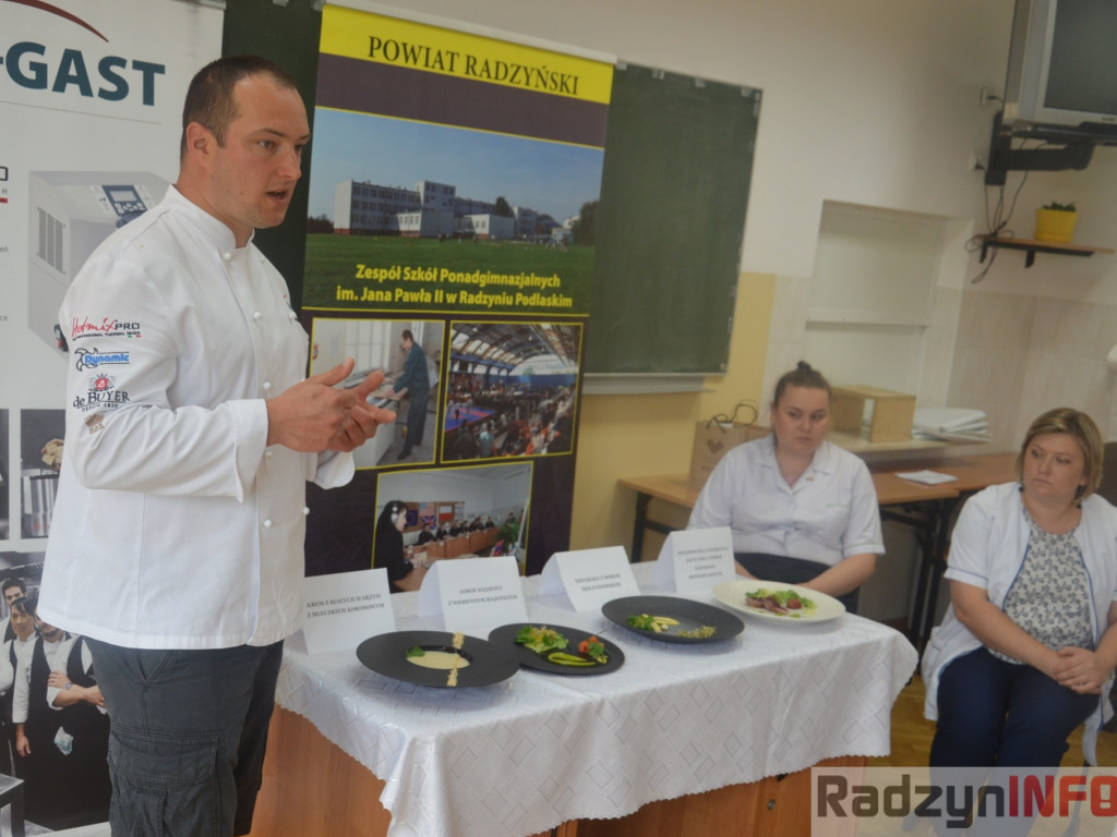 Kucharze z ZSP szkolili się pod okiem mistrza