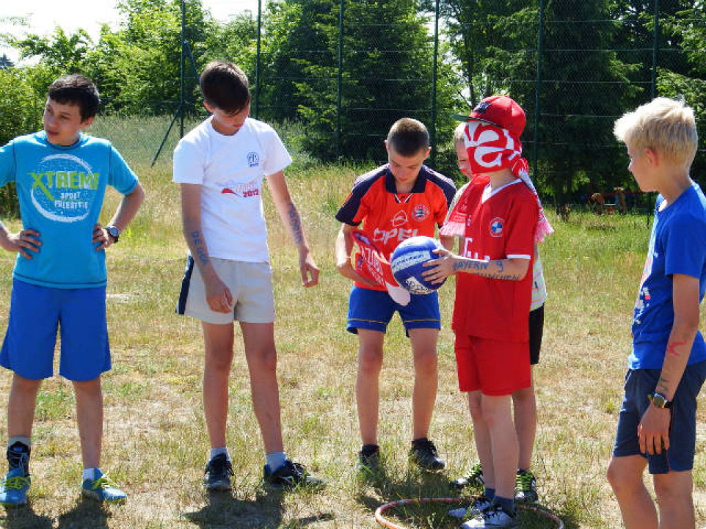 Sportowy dzień w Woli Chomejowej