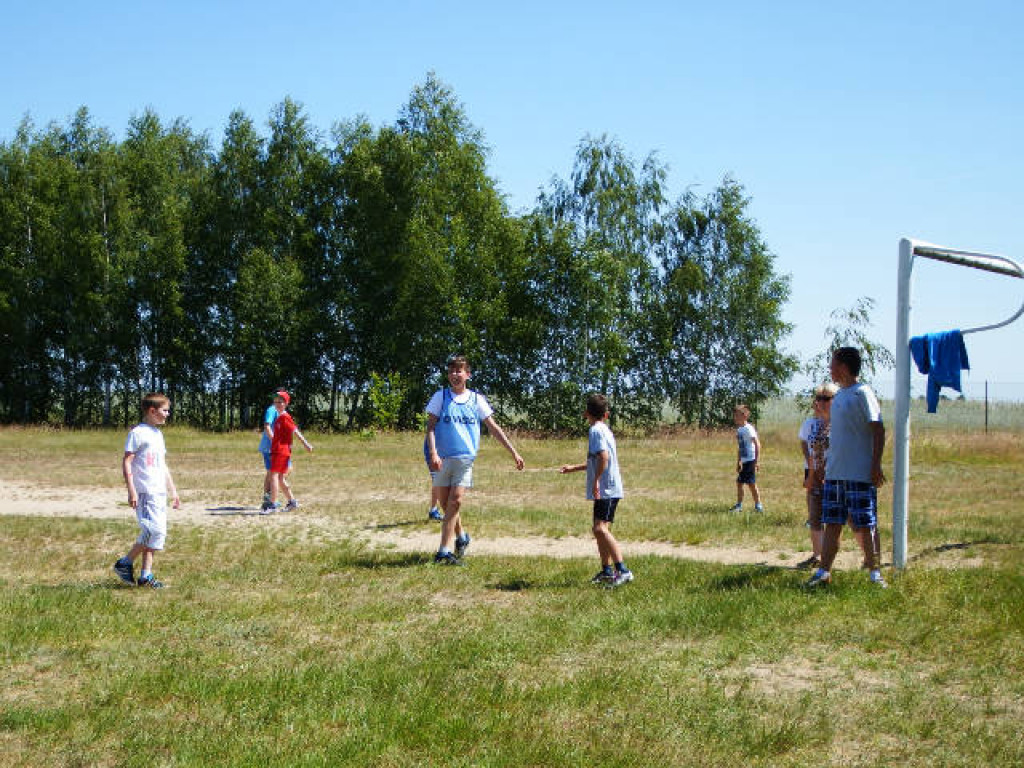 Sportowy dzień w Woli Chomejowej