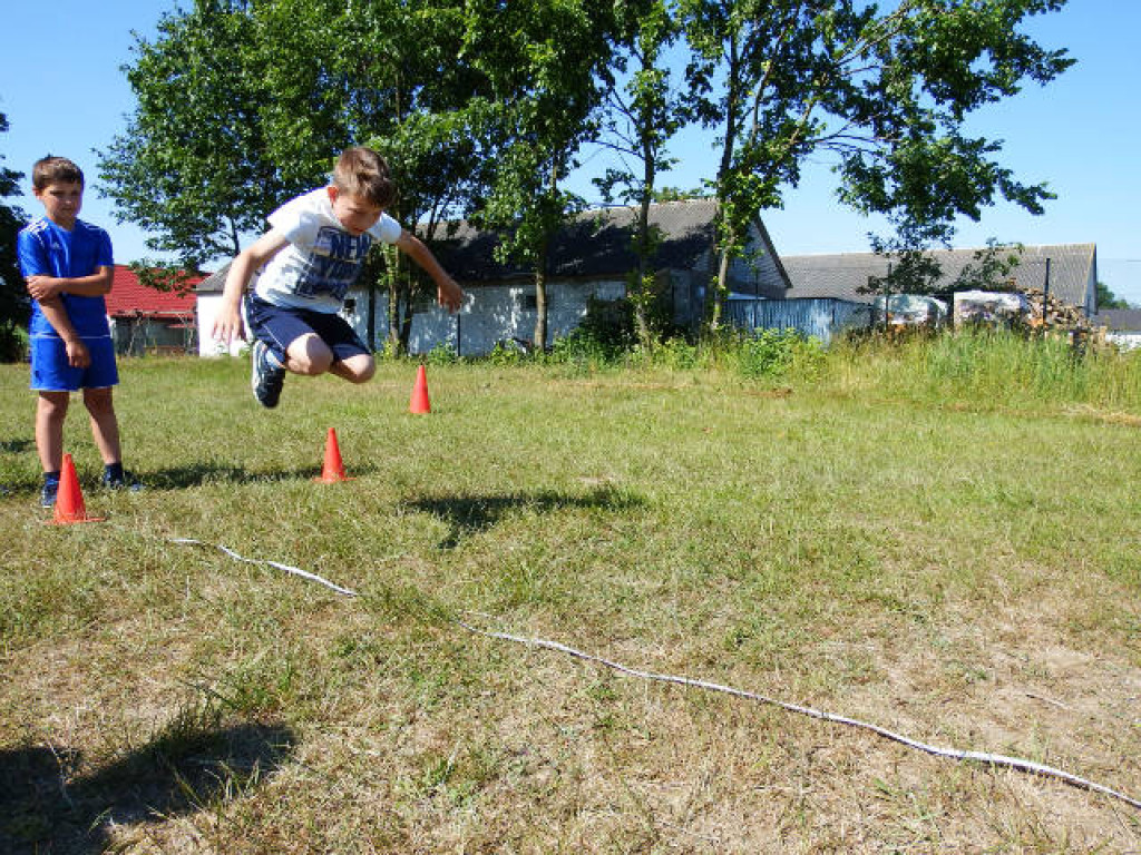 Sportowy dzień w Woli Chomejowej