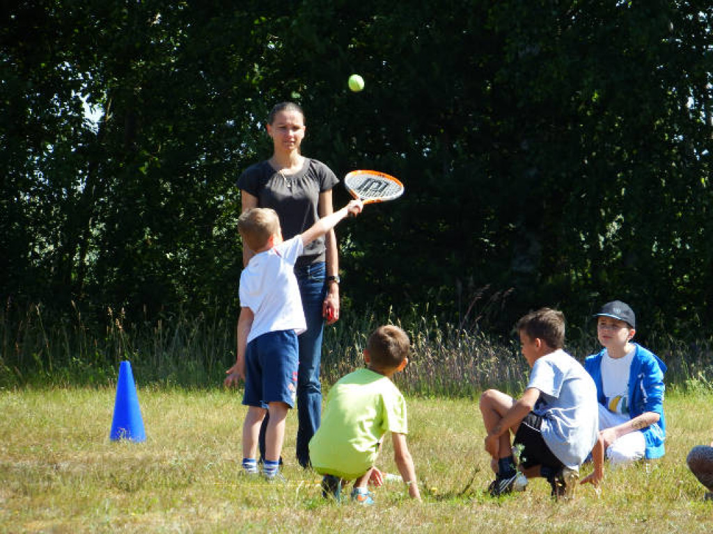 Sportowy dzień w Woli Chomejowej