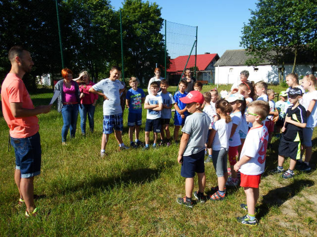 Sportowy dzień w Woli Chomejowej