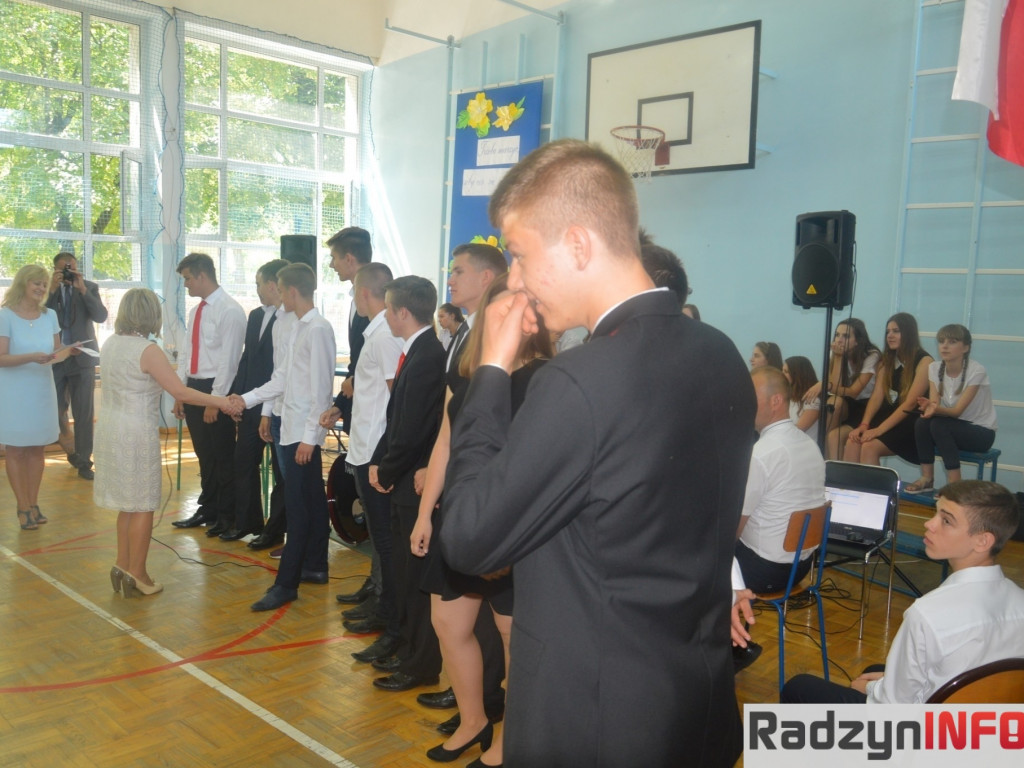 Pożegnanie absolwentów w Gimnazjum Nr 2