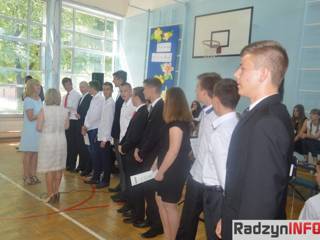 Pożegnanie absolwentów w Gimnazjum Nr 2