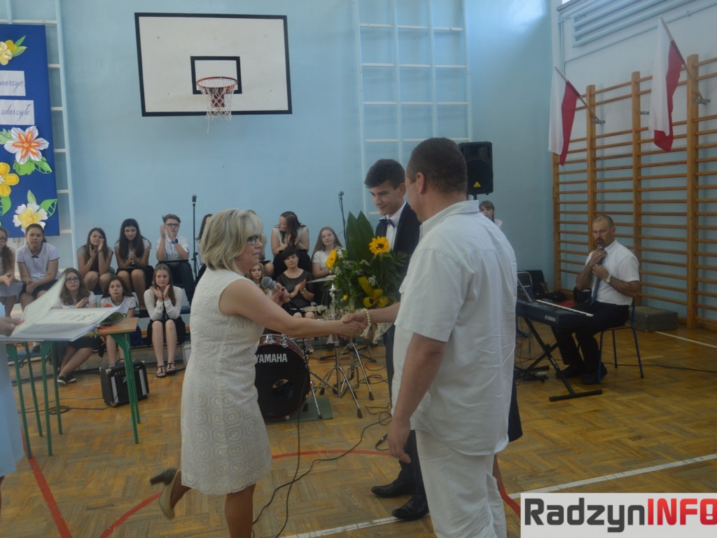 Pożegnanie absolwentów w Gimnazjum Nr 2