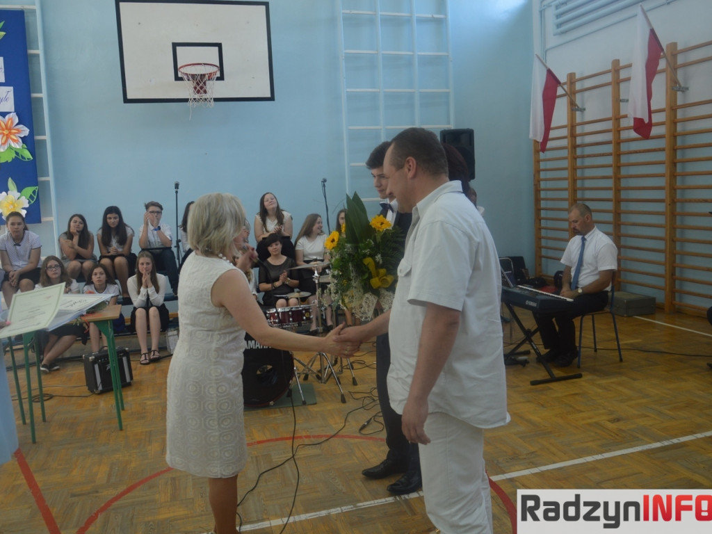 Pożegnanie absolwentów w Gimnazjum Nr 2