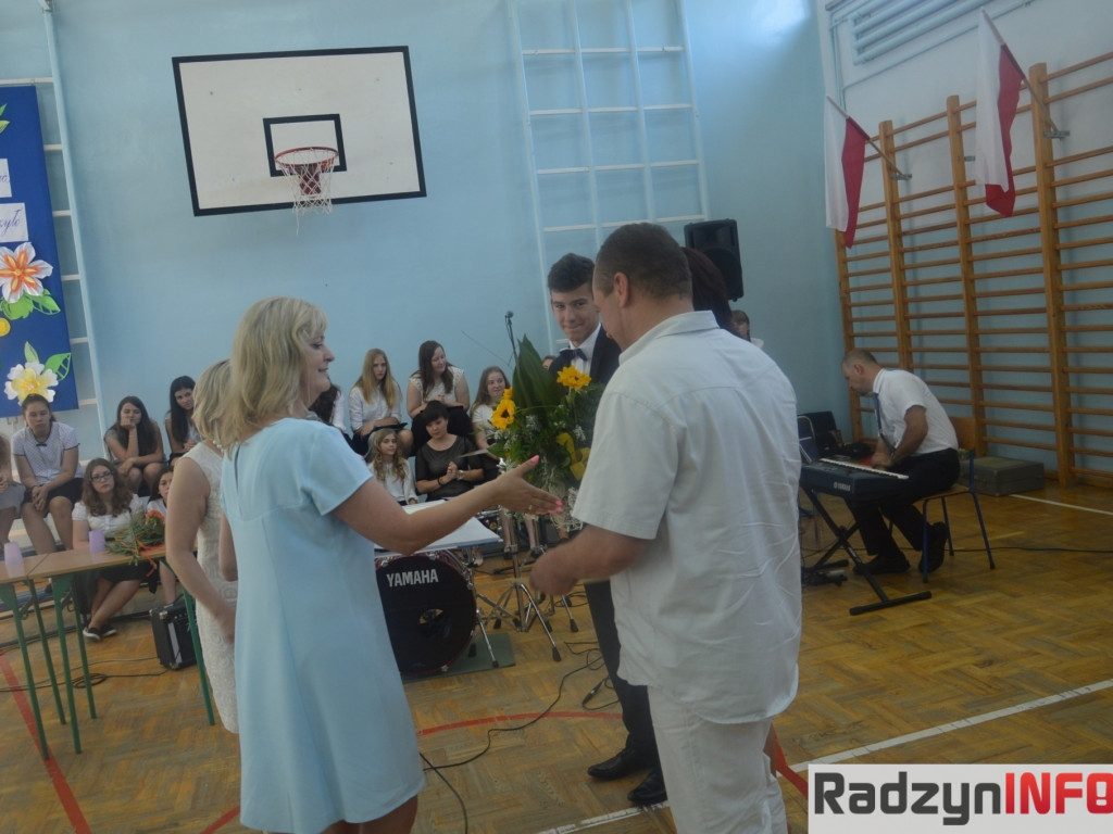 Pożegnanie absolwentów w Gimnazjum Nr 2