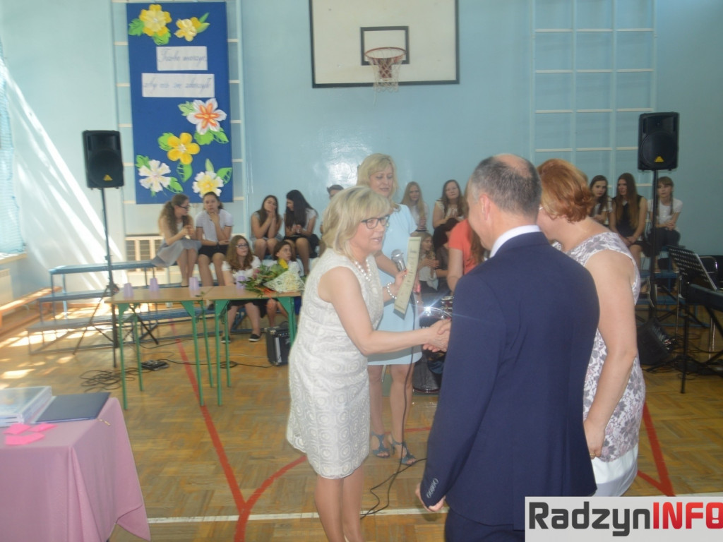 Pożegnanie absolwentów w Gimnazjum Nr 2