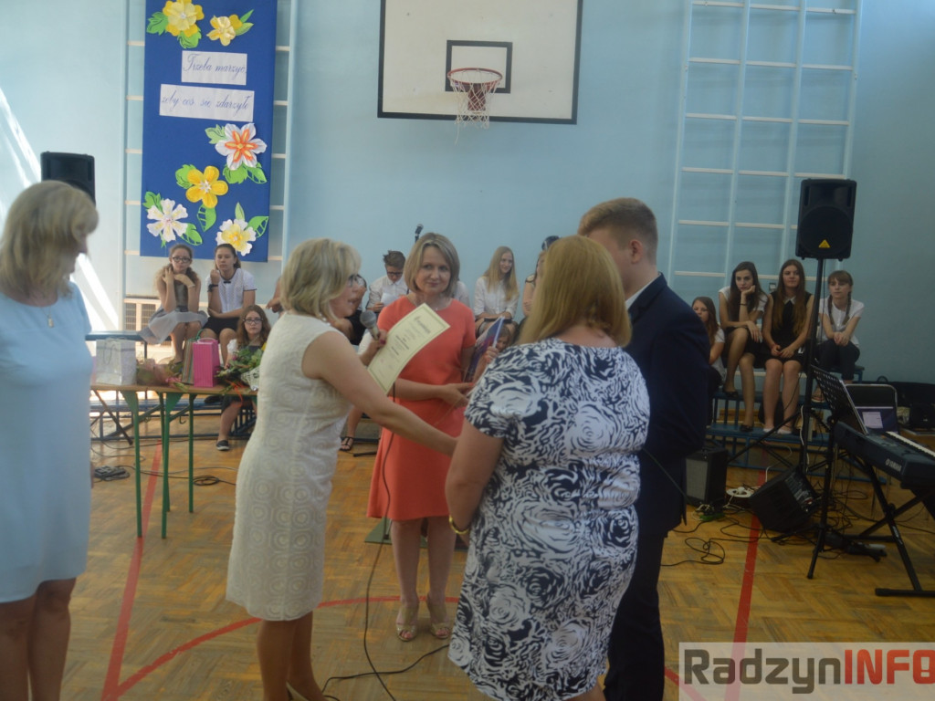 Pożegnanie absolwentów w Gimnazjum Nr 2