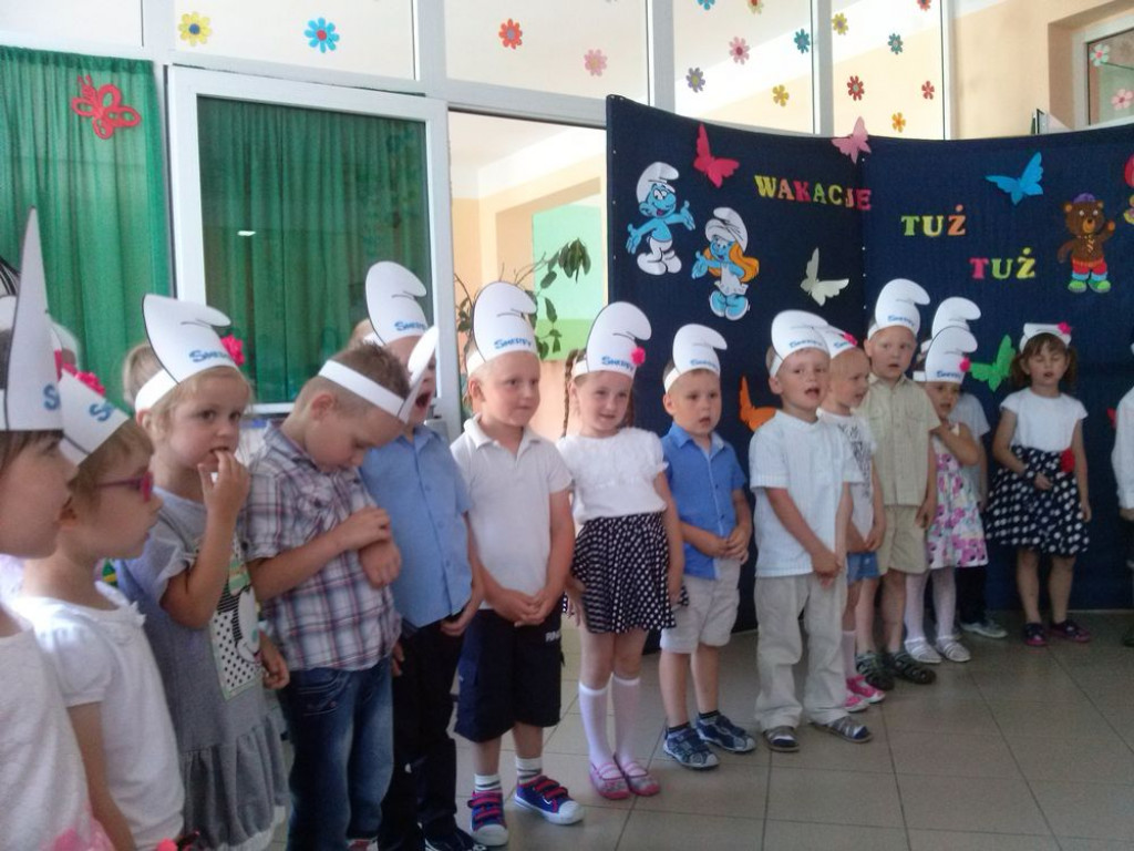 Przedszkolaki z Bork też już mają wakacje