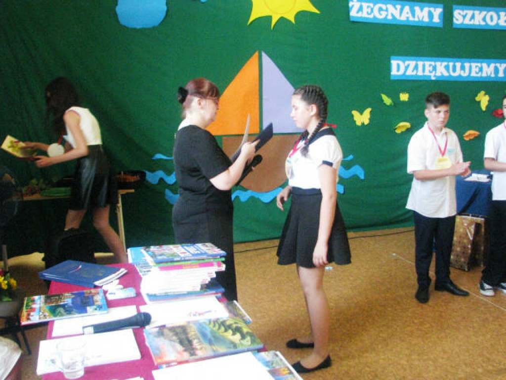 Uroczyste zakończenie roku w Zespole Szkół w Zabielu