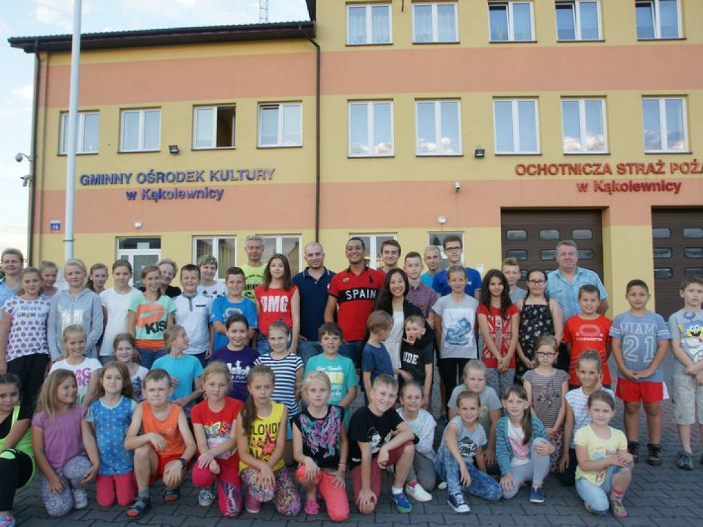 Wolontariusze z zagranicy w Kąkolewnicy