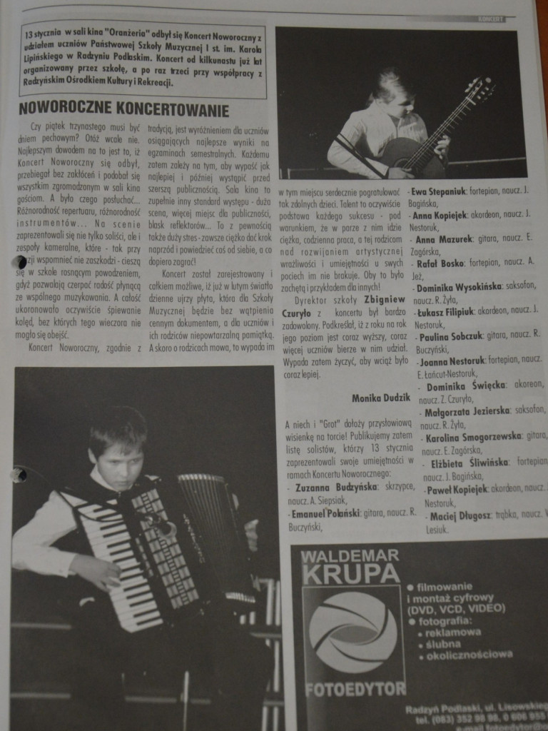 Radzyń w pierwszej połowie 2006 roku
