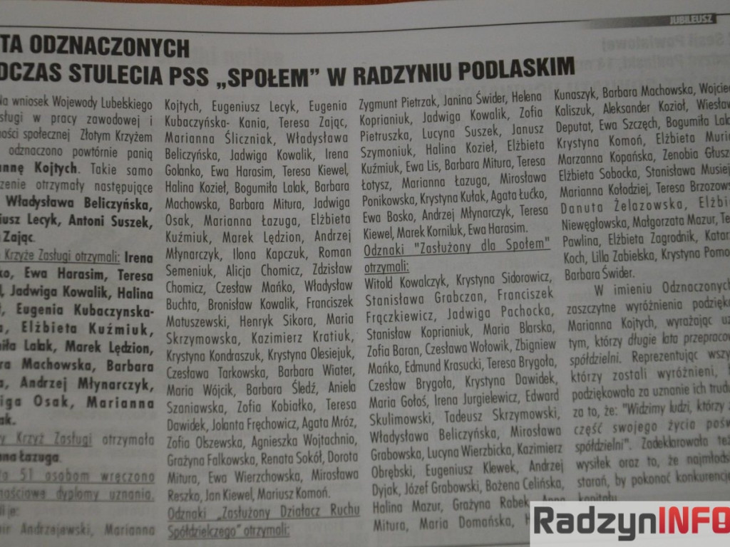 Radzyń w pierwszej połowie 2006 roku