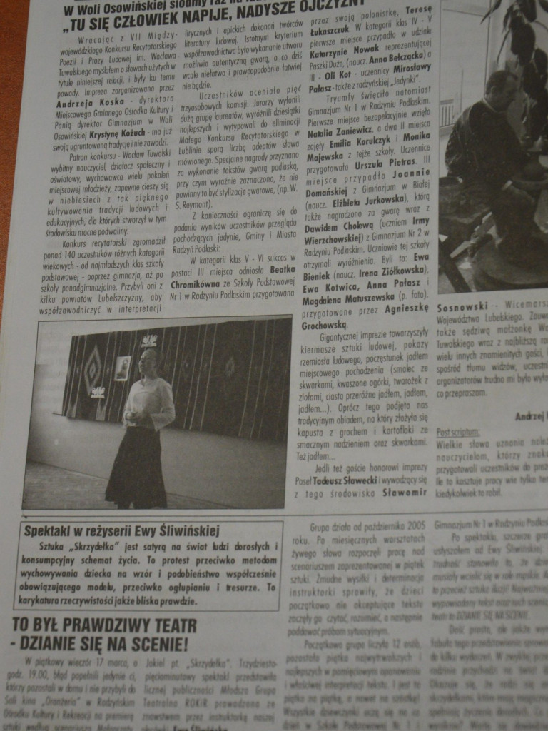 Radzyń w pierwszej połowie 2006 roku