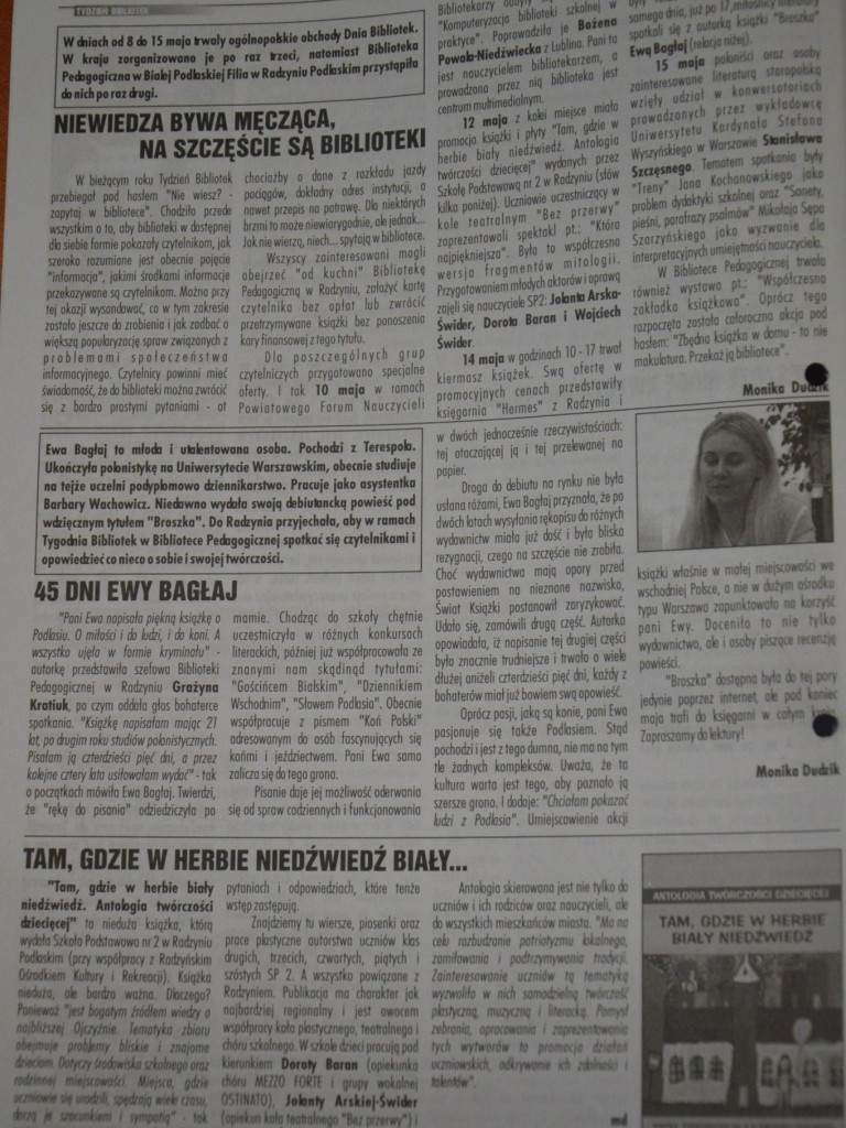 Radzyń w pierwszej połowie 2006 roku