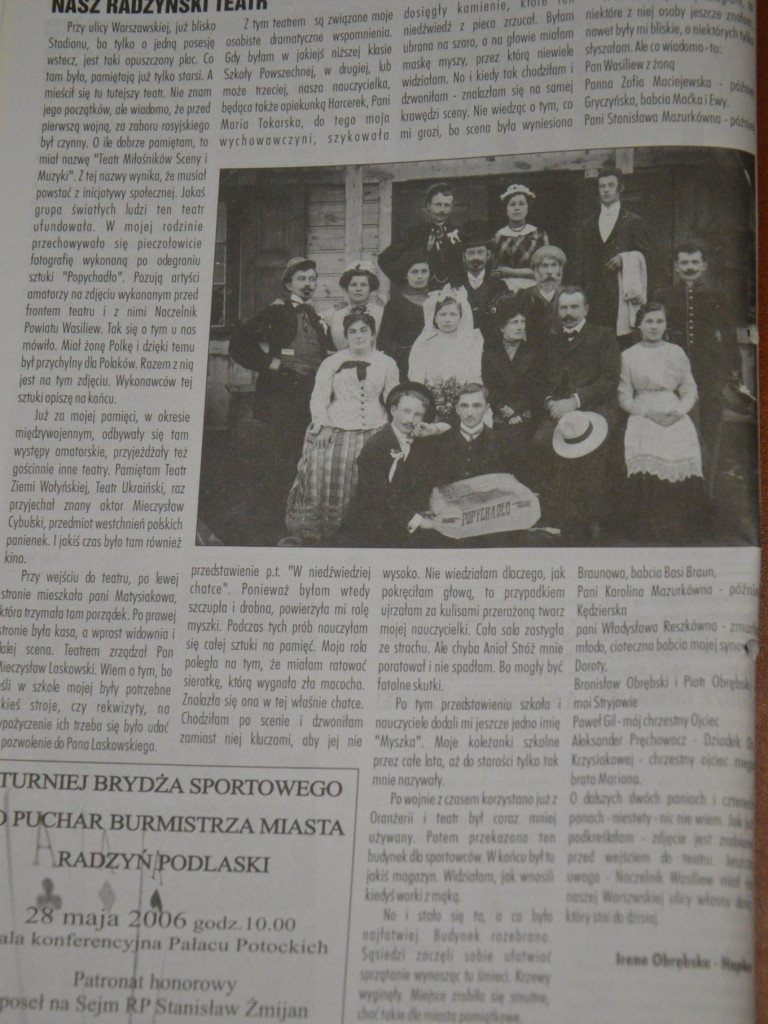 Radzyń w pierwszej połowie 2006 roku