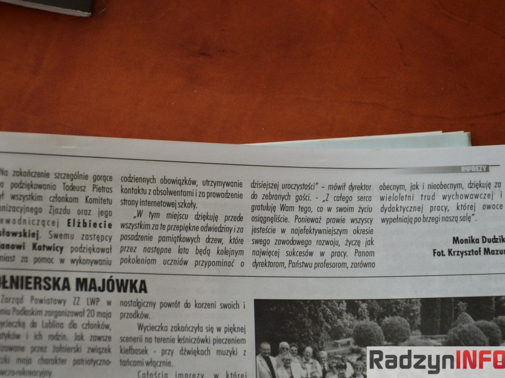 Radzyń w drugiej połowie 2006 roku