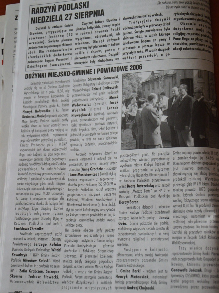 Radzyń w drugiej połowie 2006 roku