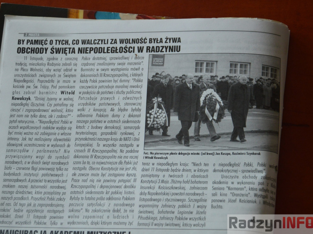 Radzyń na łamach 