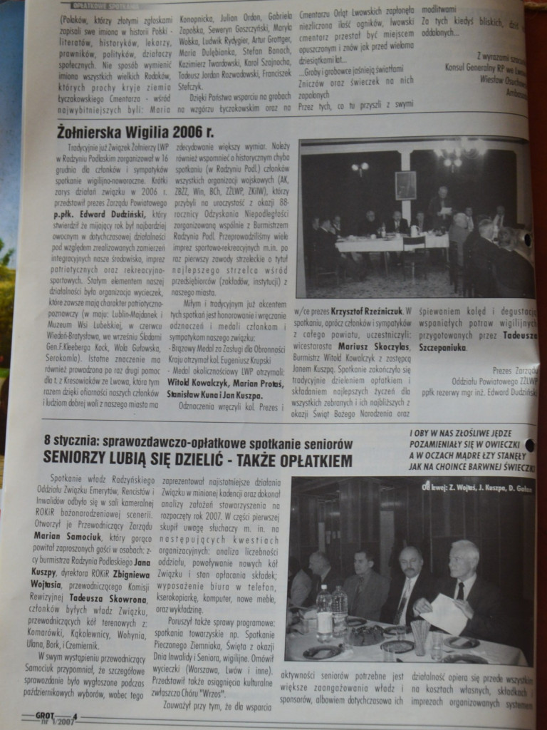 Radzyń na łamach 