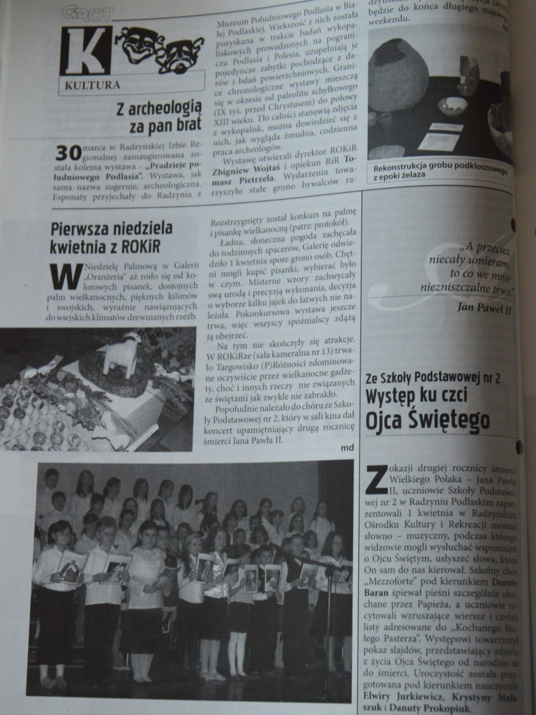 Radzyń na łamach 
