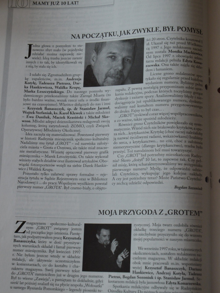 Radzyń na łamach 