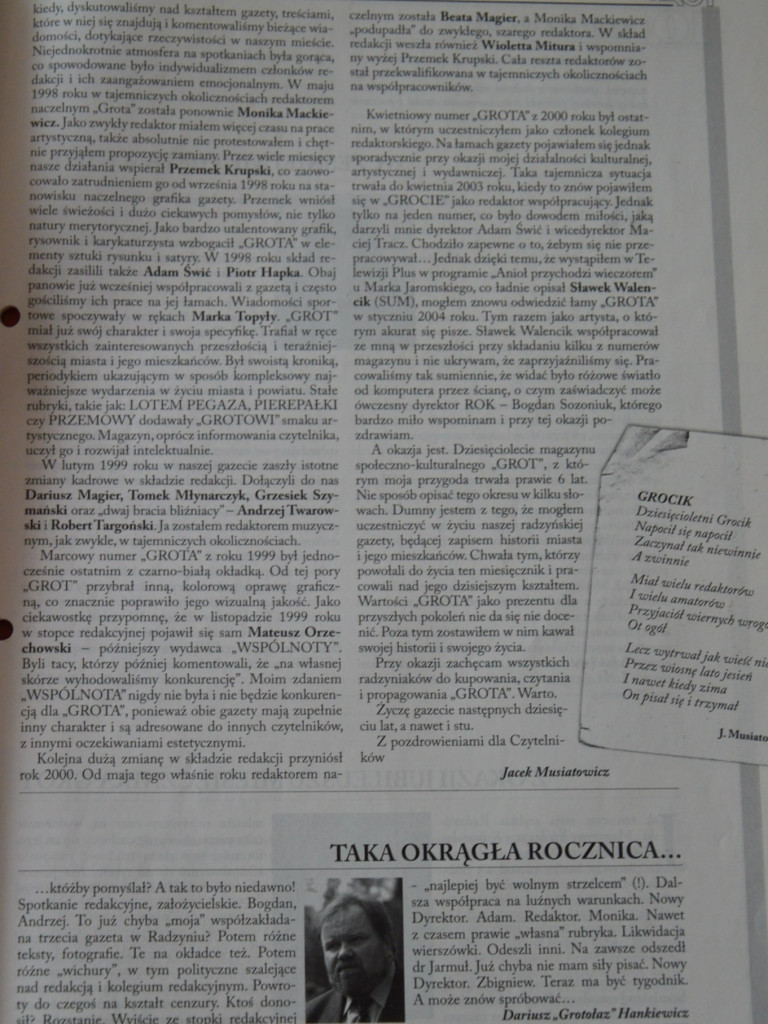 Radzyń na łamach 