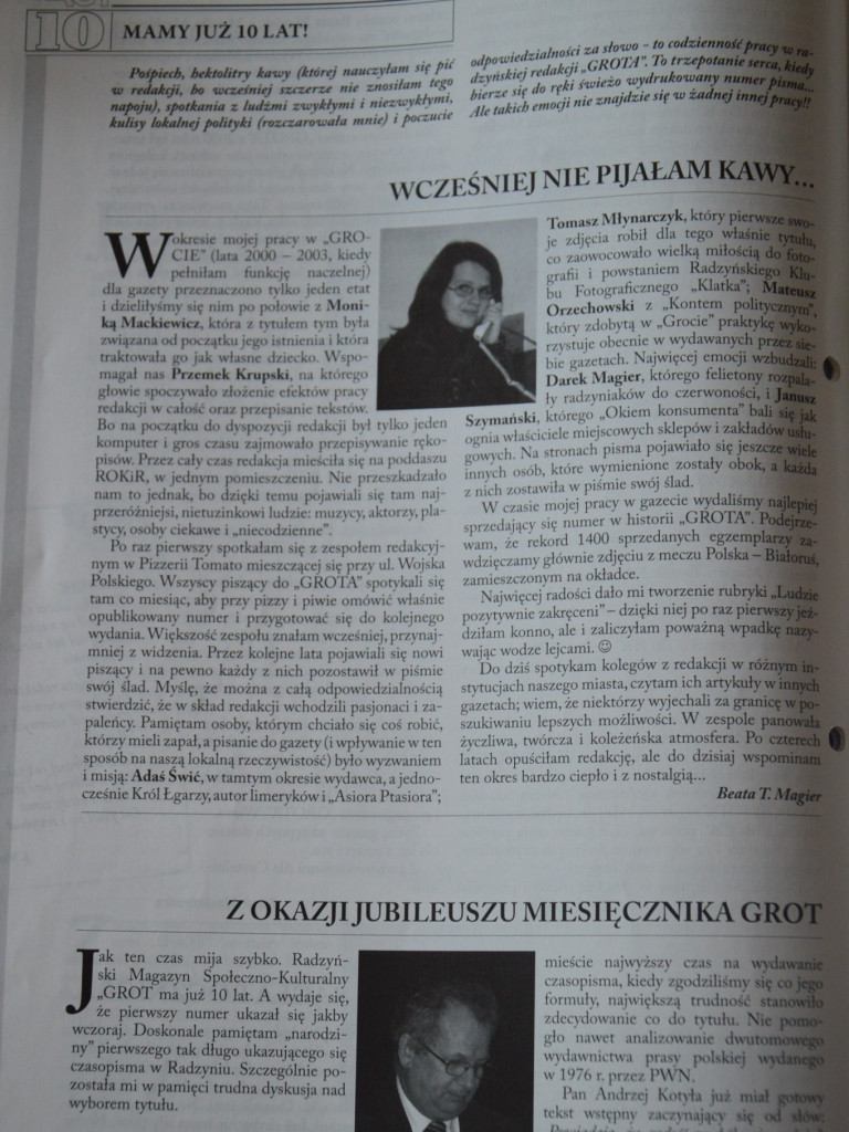Radzyń na łamach 