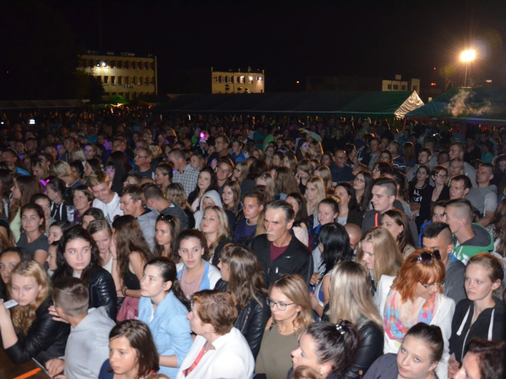 Część rozrywkowa dożynek w Ulanie