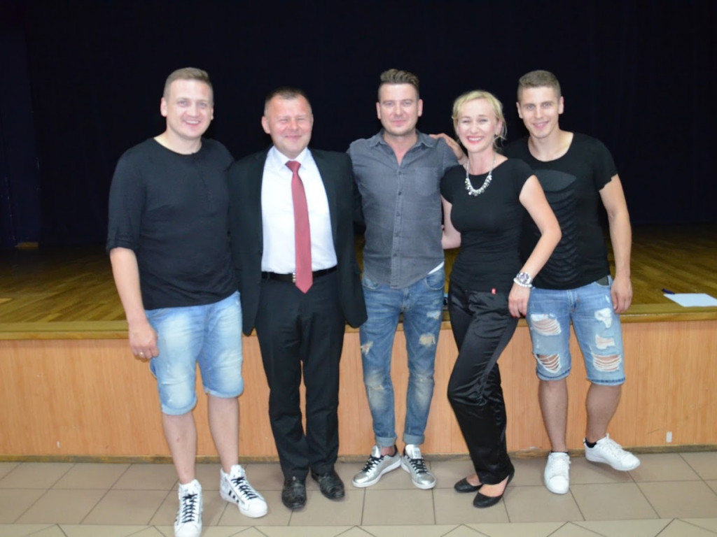 Część rozrywkowa dożynek w Ulanie