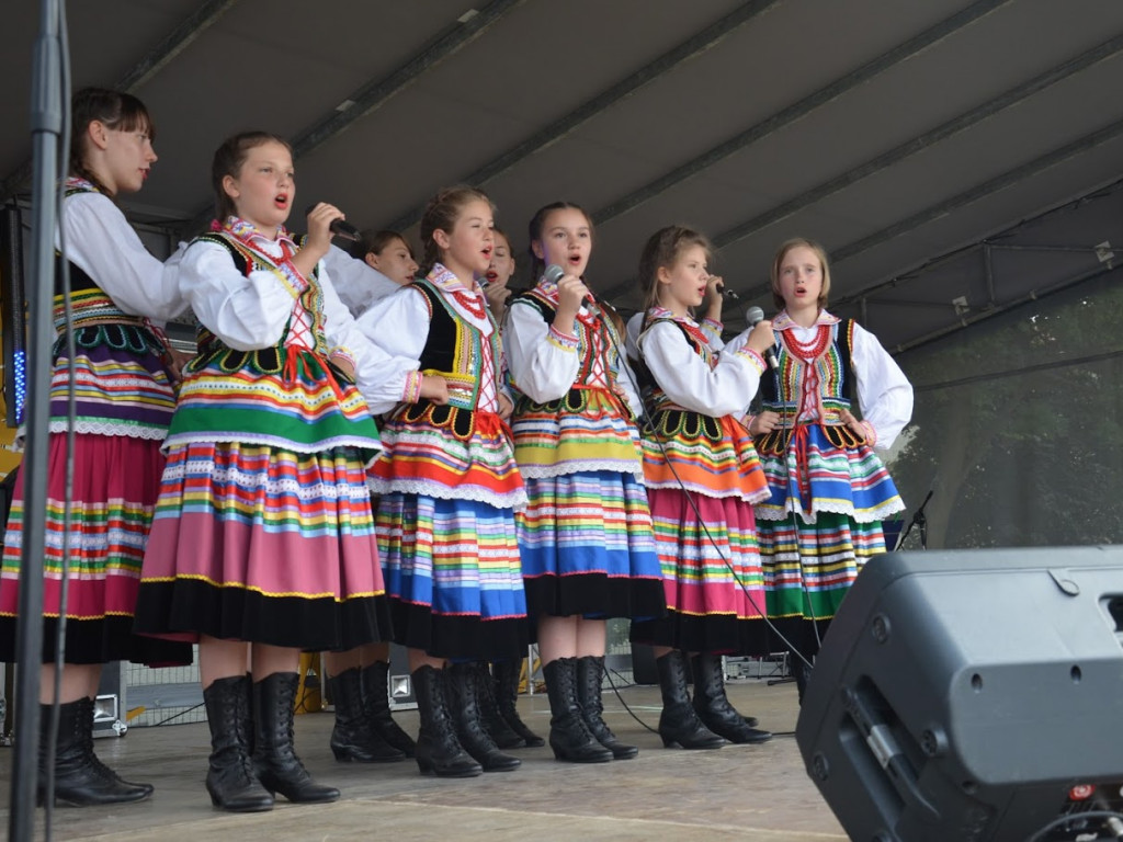 Część rozrywkowa dożynek w Ulanie
