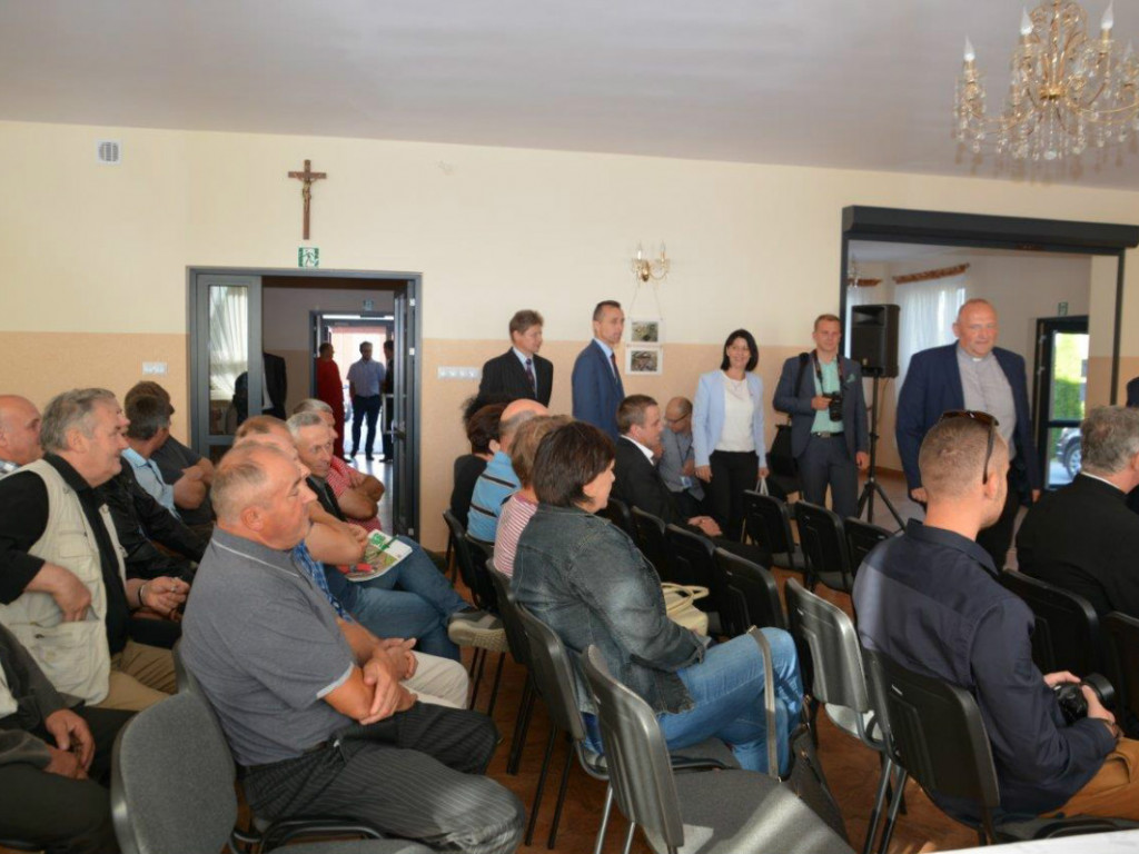 Spotkanie wiceministra rolnictwa Ewy Lech z rolnikami gminy Radzyń Podlaski