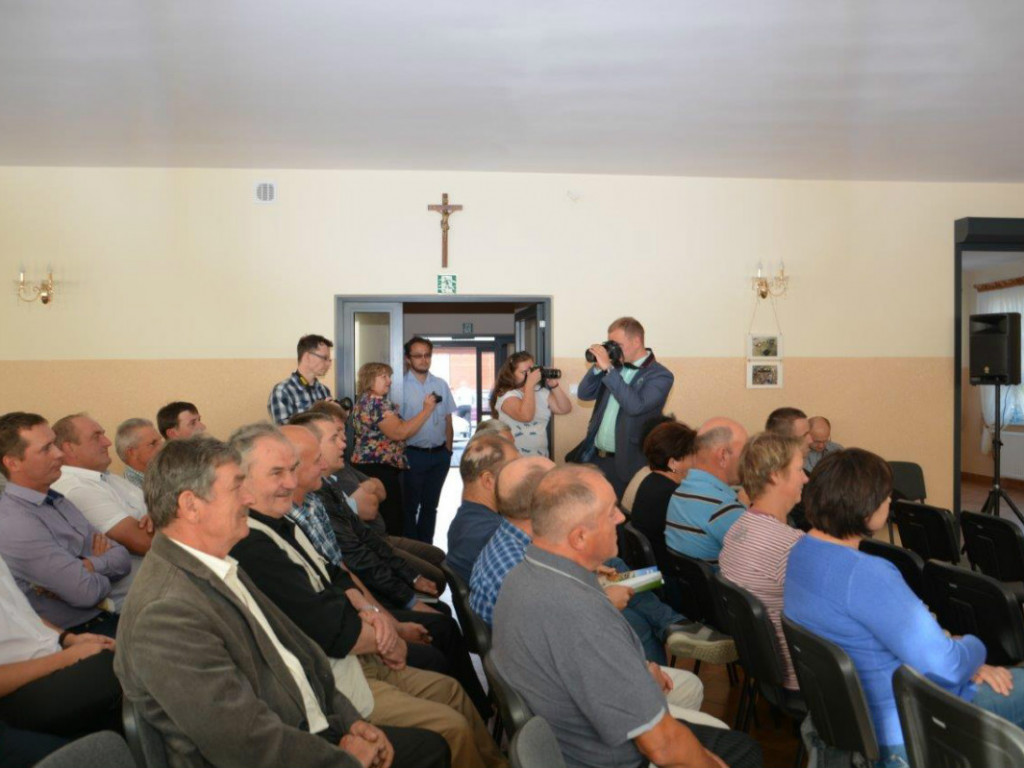 Spotkanie wiceministra rolnictwa Ewy Lech z rolnikami gminy Radzyń Podlaski