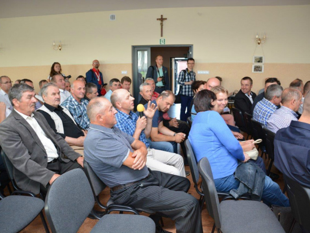 Spotkanie wiceministra rolnictwa Ewy Lech z rolnikami gminy Radzyń Podlaski