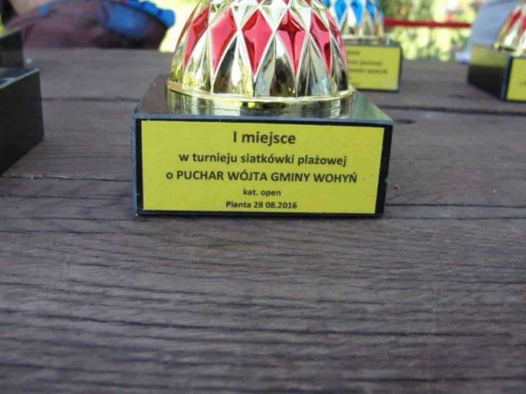 Turniej siatkówki plażowej o Puchar Wójta Gminy Wohyń