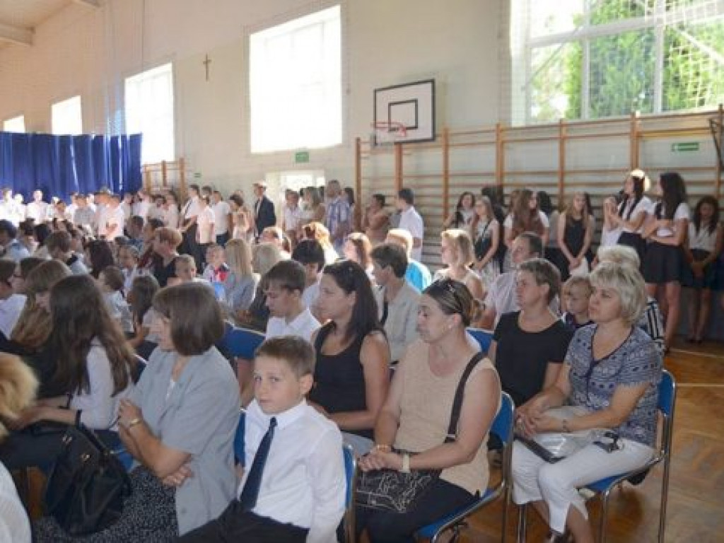Początek nauki w Zespole Szkół w Białej