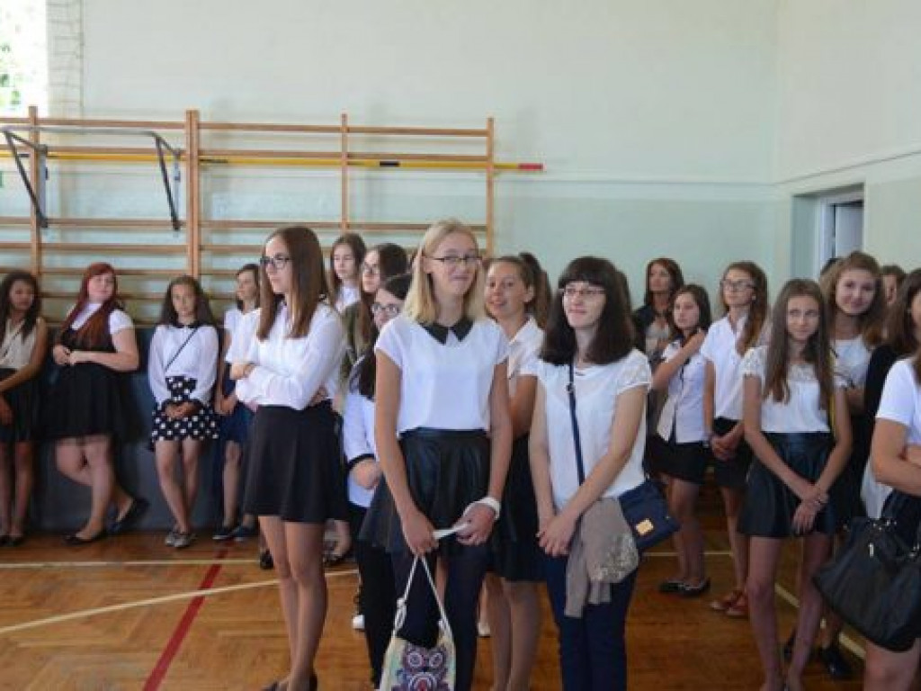 Początek nauki w Zespole Szkół w Białej