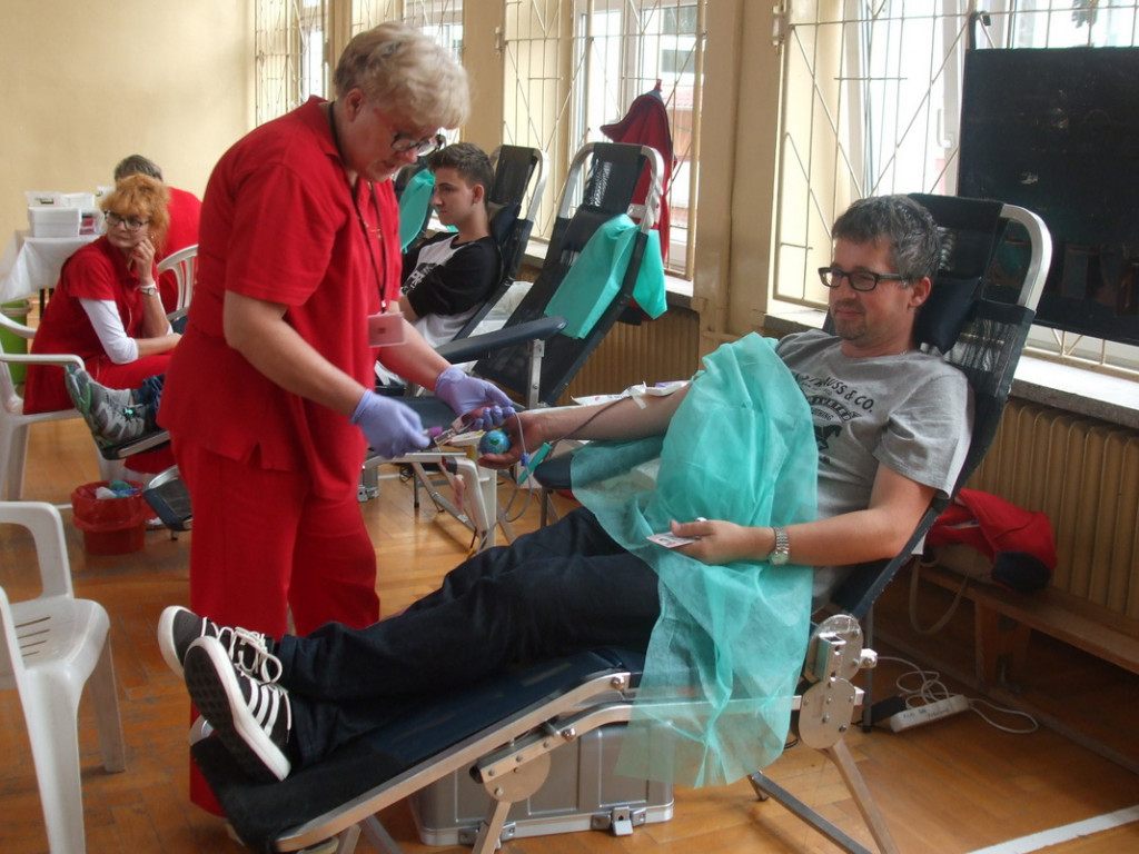 Podzielili się darem krwi